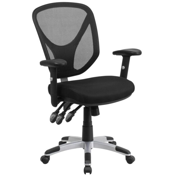 Flash Furniture Sam Mid-Back Swivel Ergonomic Office Chair