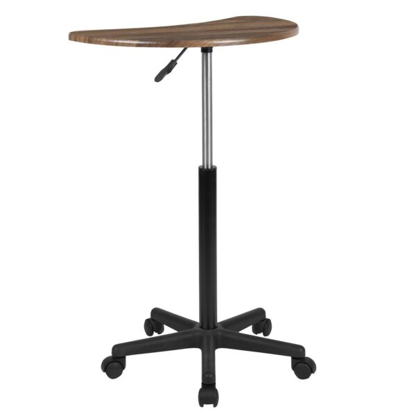 Flash Furniture Sit to Stand Mobile Laptop Computer Desk