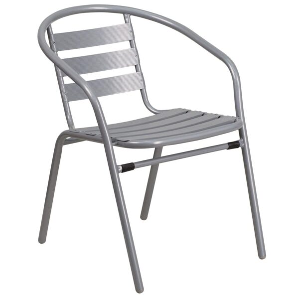 Flash Furniture Slat Back Patio Chair