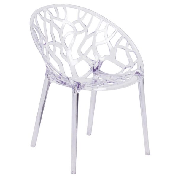 Flash Furniture Specter Transparent Stacking Accent Chair