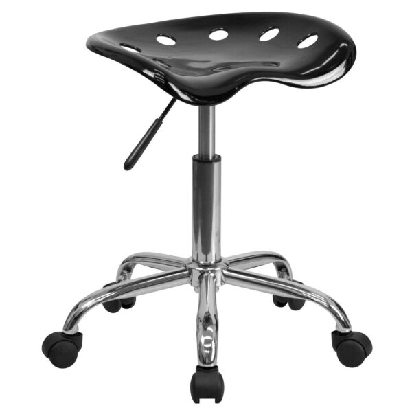 Flash Furniture Taylor Black Tractor Seat Stool