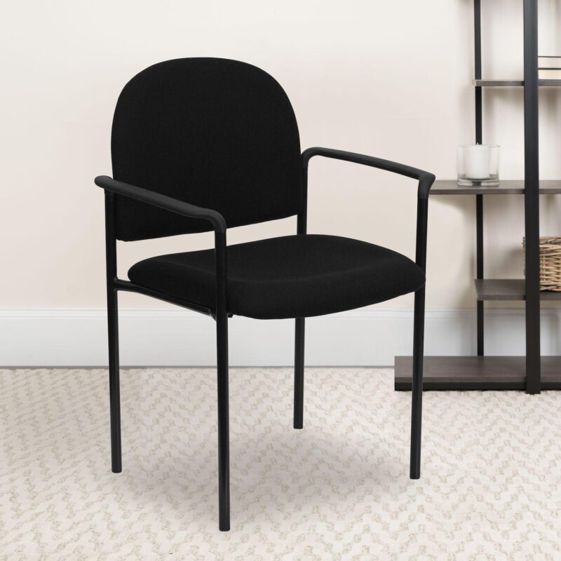 Flash Furniture Tiffany Comfort Stackable Reception Chair - Image 2
