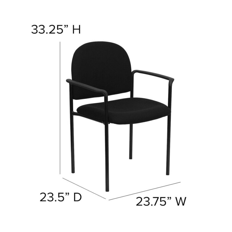 Flash Furniture Tiffany Comfort Stackable Reception Chair - Image 16