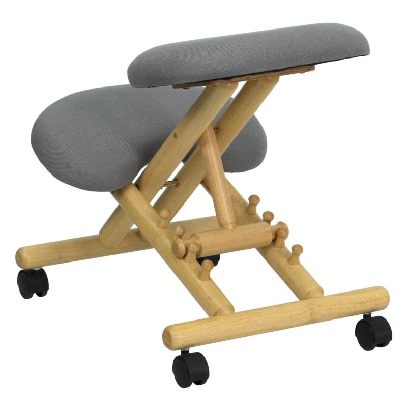 Flash Furniture Two-Tone Rolling Kneeling Ergonomic Office Chair - Image 5