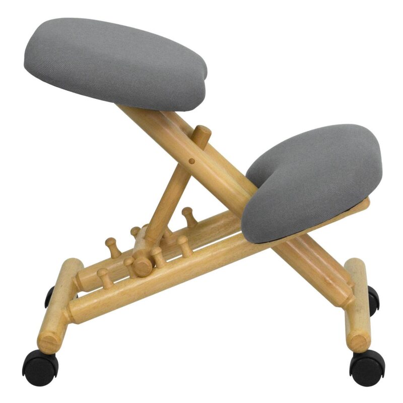 Flash Furniture Two-Tone Rolling Kneeling Ergonomic Office Chair - Image 7