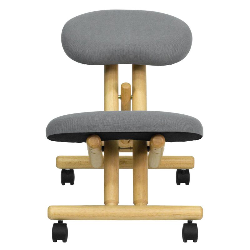 Flash Furniture Two-Tone Rolling Kneeling Ergonomic Office Chair - Image 8