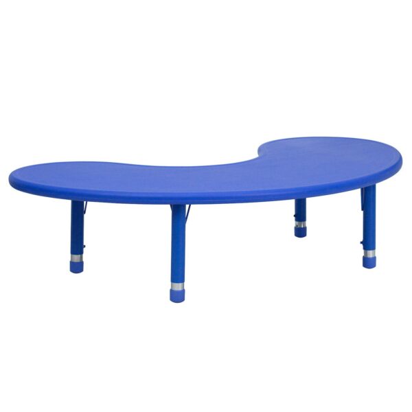 Flash Furniture Wren Half-Moon Adjustable Activity Table