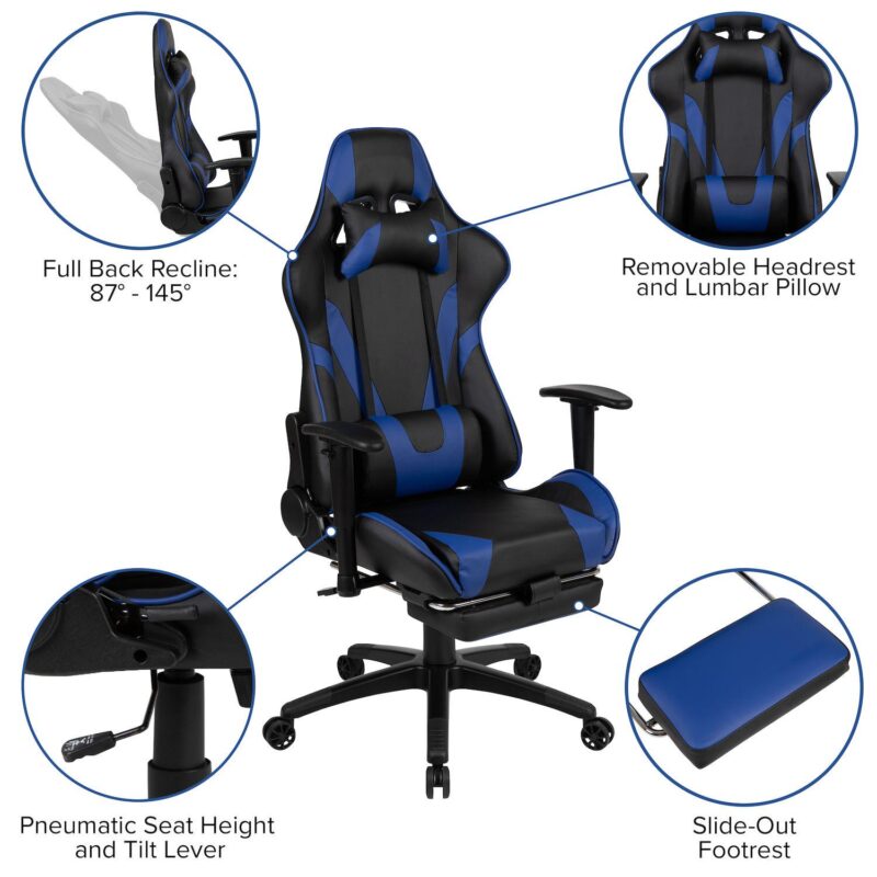 Flash Furniture X30 Gaming Racing Office Ergonomic Computer Chair - Image 5