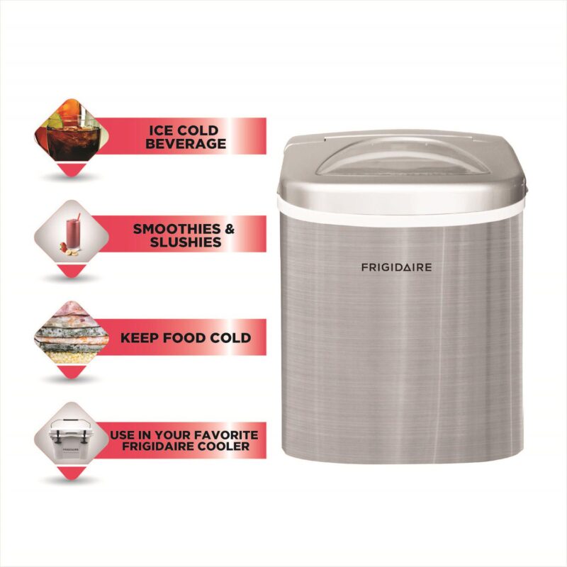 Frigidaire 26-lb. Stainless Steel Ice Maker - Image 11
