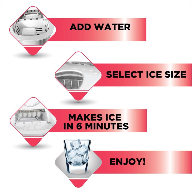 Frigidaire 26-lb. Stainless Steel Ice Maker - Image 9