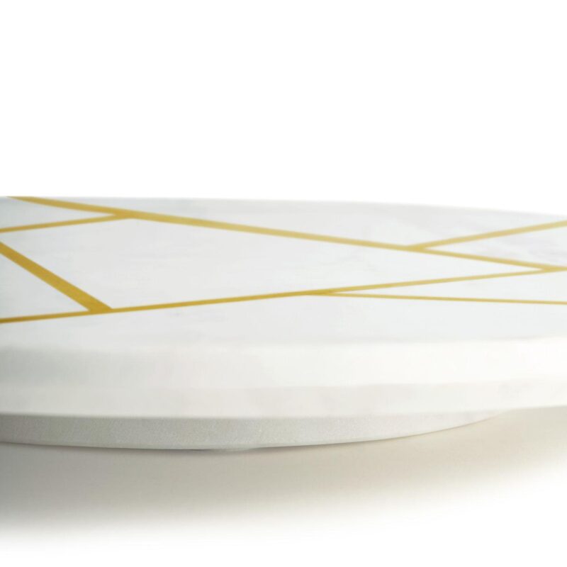 GAURI KOHLI Infinia Marble Lazy Susan 16 - Image 5