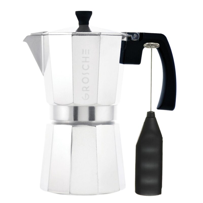 GROSCHE Milano Stovetop Espresso Coffee Maker and Turbo Milk Frother - Image 11