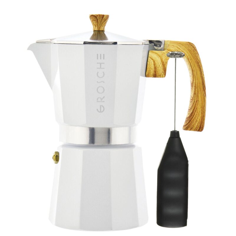 GROSCHE Milano Stovetop Espresso Coffee Maker and Turbo Milk Frother - Image 10