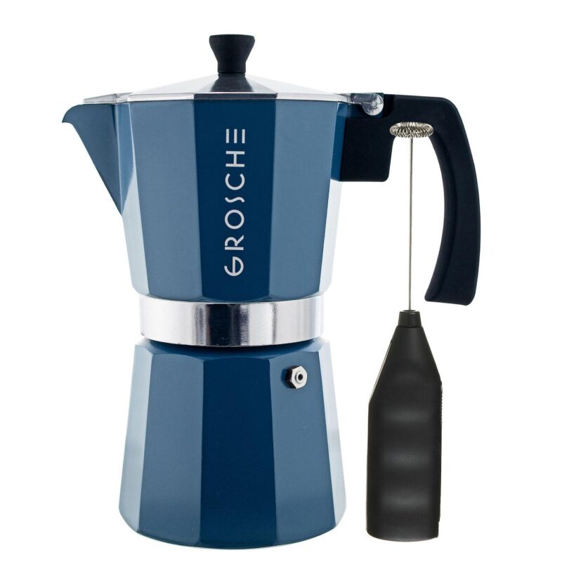 GROSCHE Milano Stovetop Espresso Coffee Maker and Turbo Milk Frother - Image 12