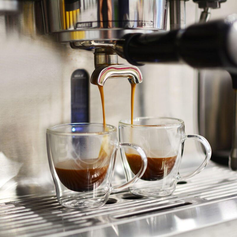 GROSCHE Milano Stovetop Espresso Coffee Maker and TURIN Glass Espresso Cup Set - Image 3