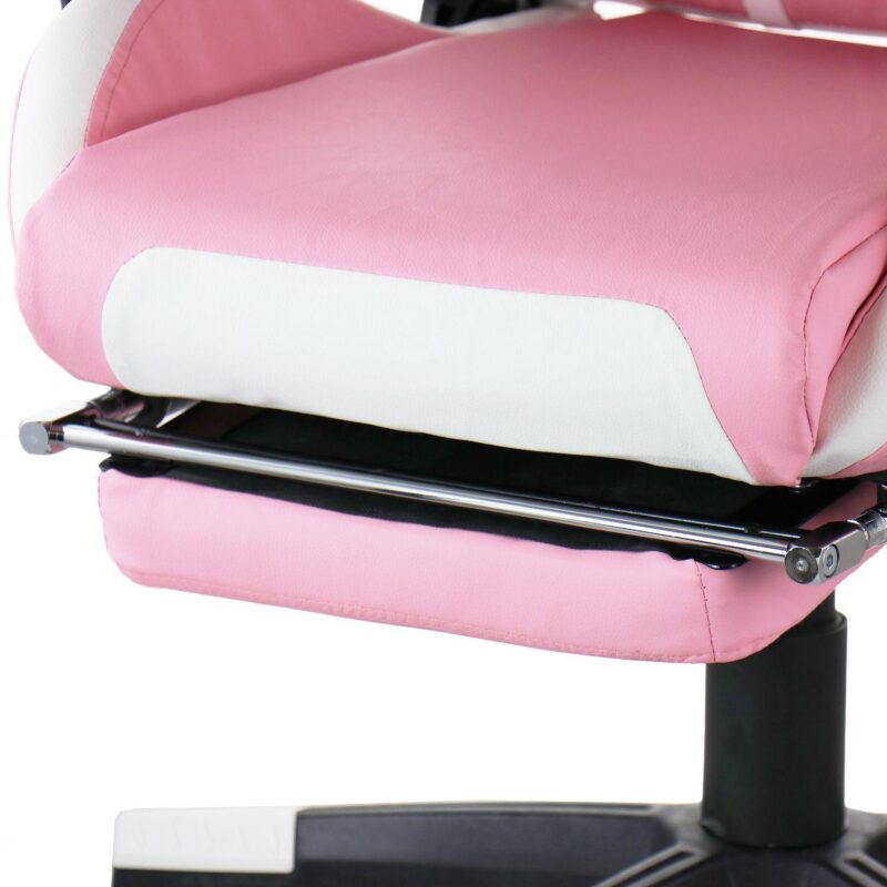 GameFitz Gaming Chair in Pink and White - Image 5