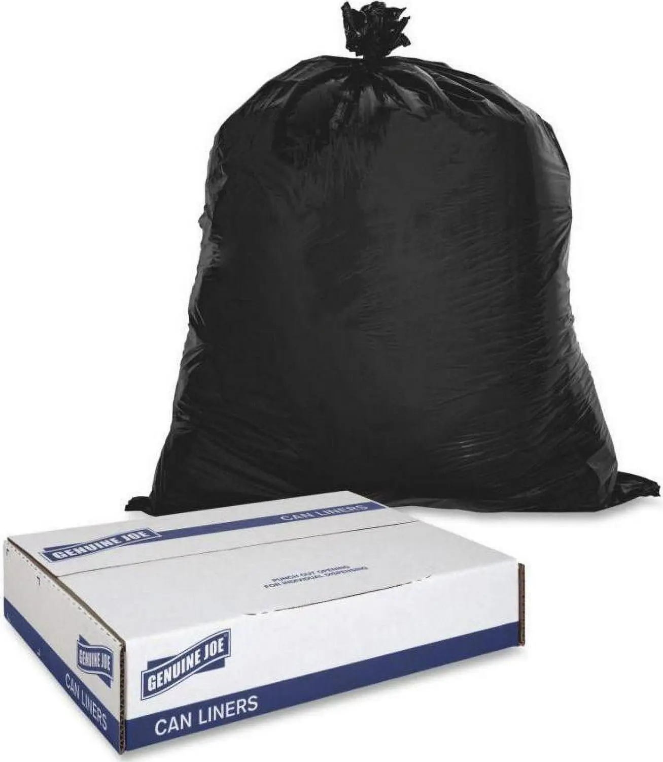 Genuine Joe Two-Ply Can Liner 31-33Gal 0.7mil 33 x39  250/PK BNBK 02150 - Image 7