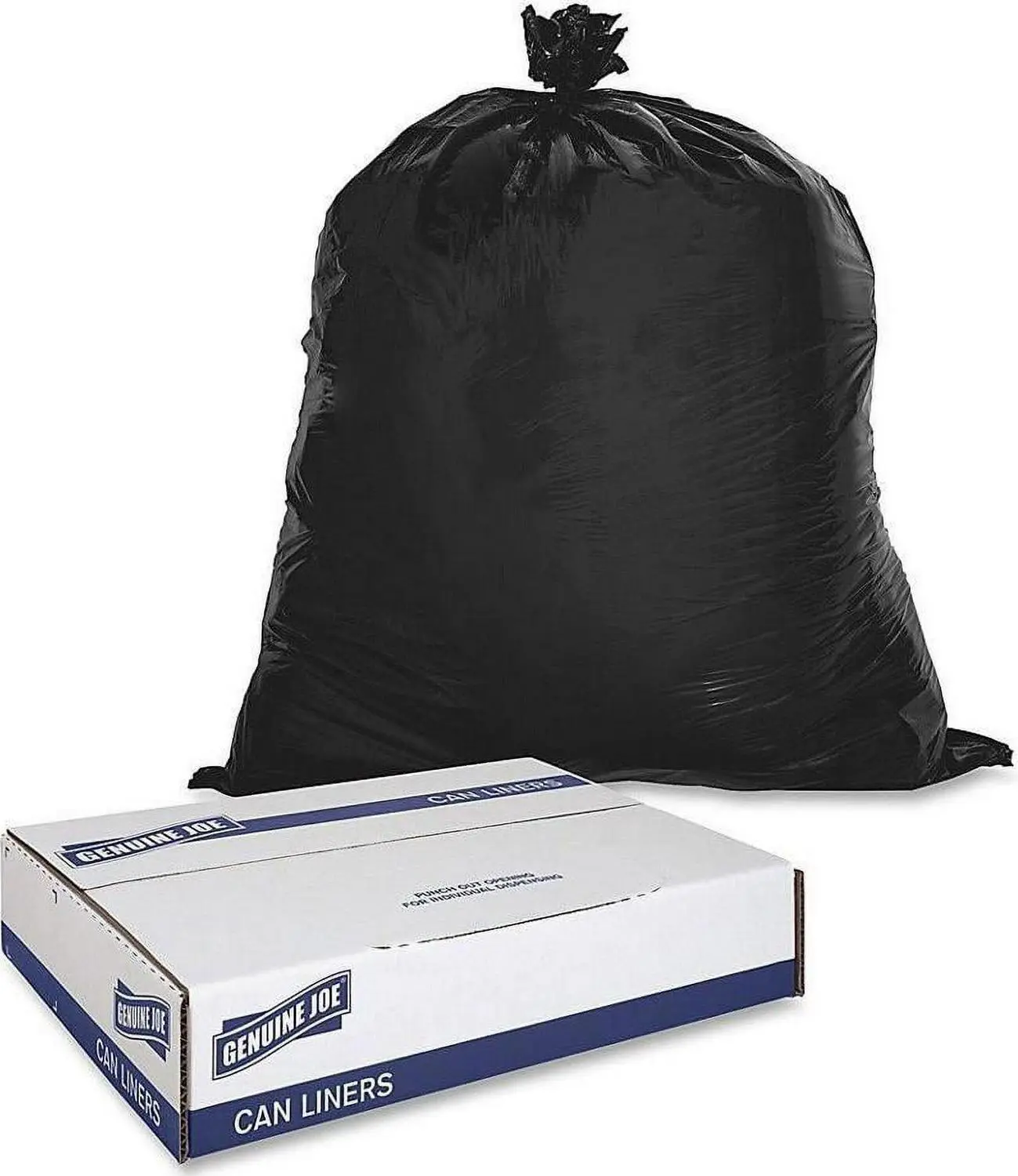 Genuine Joe Two-Ply Can Liner 31-33Gal 0.7mil 33 x39  250/PK BNBK 02150 - Image 9
