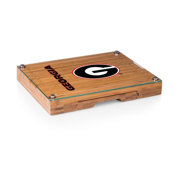 Georgia Bulldogs Concerto Glass-Top Cutting Board Set