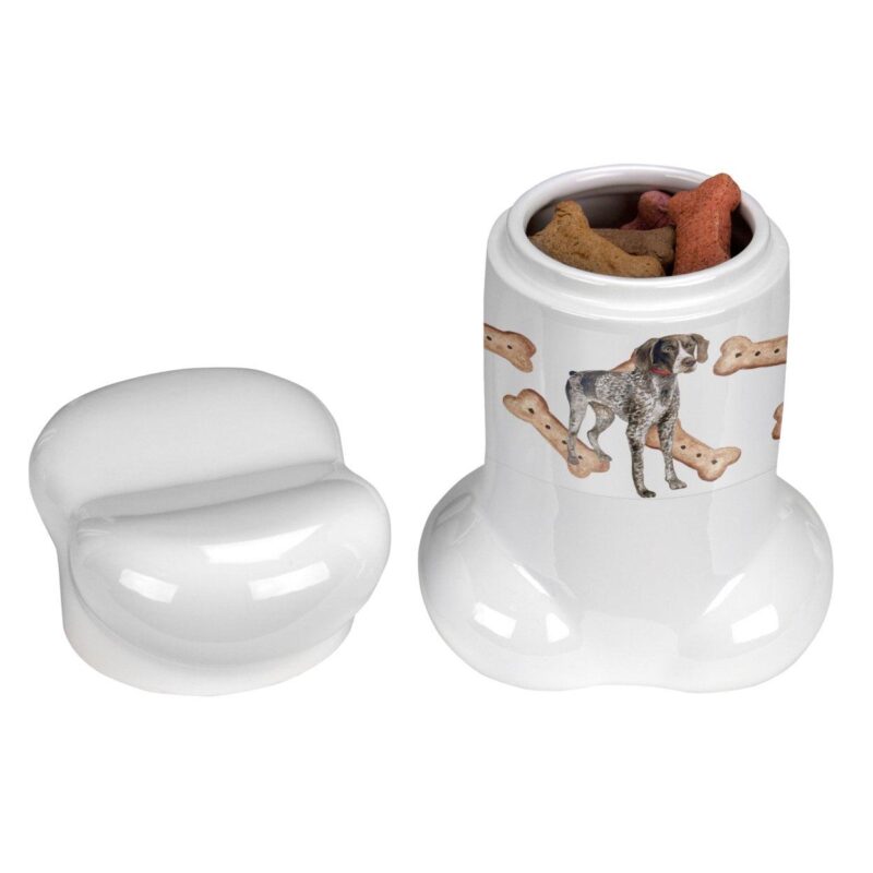 German Shorthaired Pointer Bone Shaped Treat Jar - Image 3