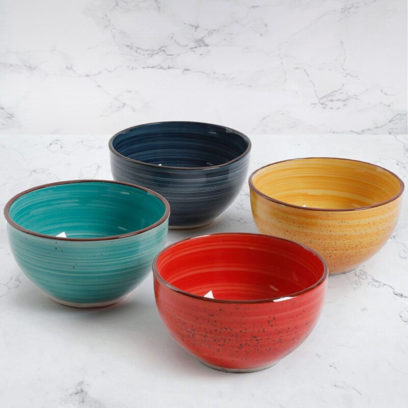 Gibson Color Speckle Cereal Bowl Set - Image 2