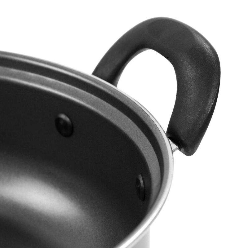 Gibson Everyday 11 Inch Highberry Chicken Fryer with Lid in Grey - Image 4