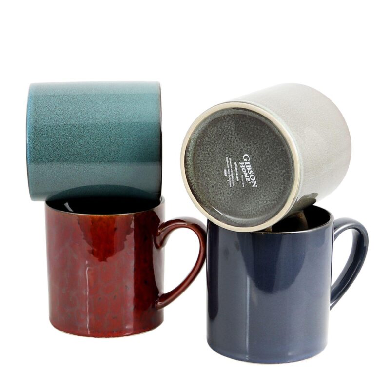 Gibson Everyday City Loft 20 oz. Mug Set, Set of 4 - Image 4