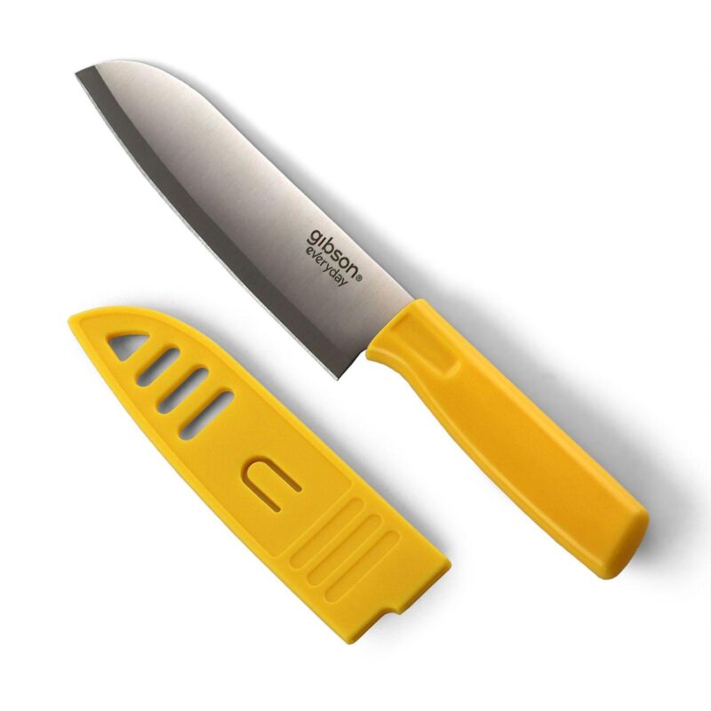 Gibson Everyday Grantville 4 Piece 6 Inch Santoku Knife with Sheath - Image 5
