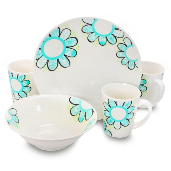 Gibson Everyday Lush Blossom 12pc Dinnerware Set