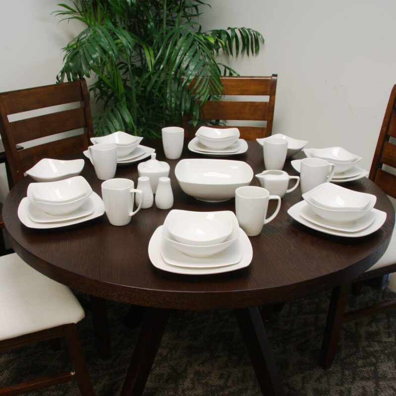 Gibson Everyday Zen Buffetware 39-Piece Dinnerware Set - Image 5