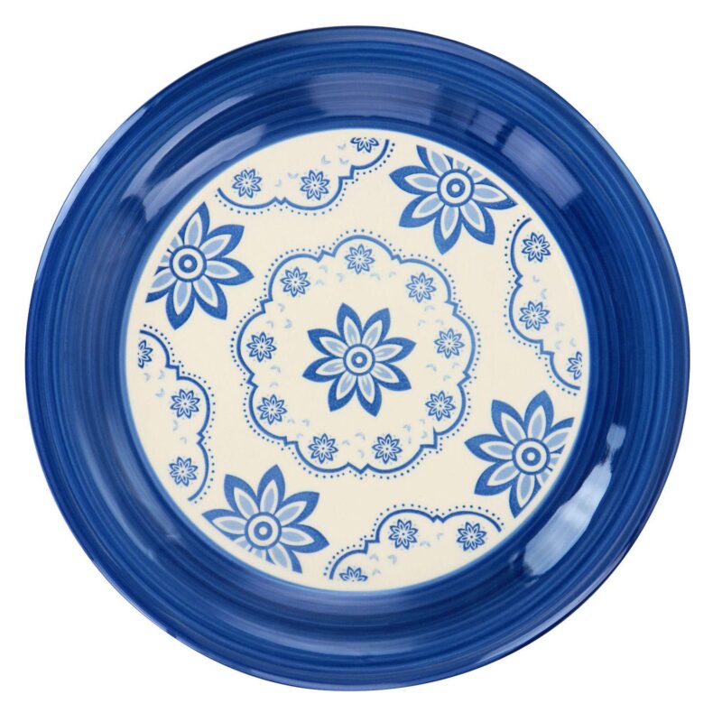 Gibson Home 12 Piece Sundial Ceramic Dinnerware Set - Image 4