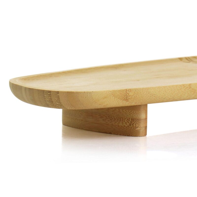 Gibson Home 17.7 Inch Sadler Narrow Wooden Serving Tray - Image 5