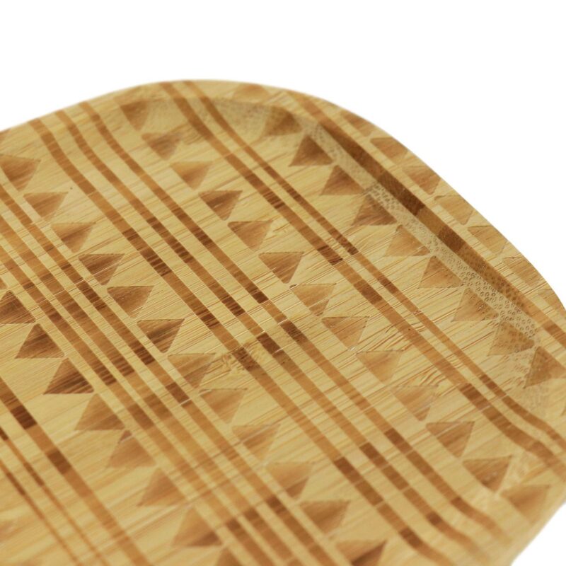 Gibson Home 17.7 Inch Sadler Narrow Wooden Serving Tray - Image 4