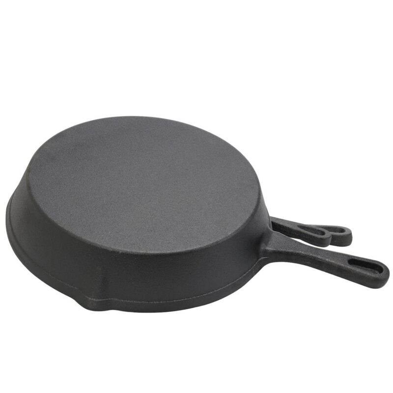 Gibson Home Addlestone 3 Piece Pre-Seasoned Cast Iron Skillet Set - Image 3