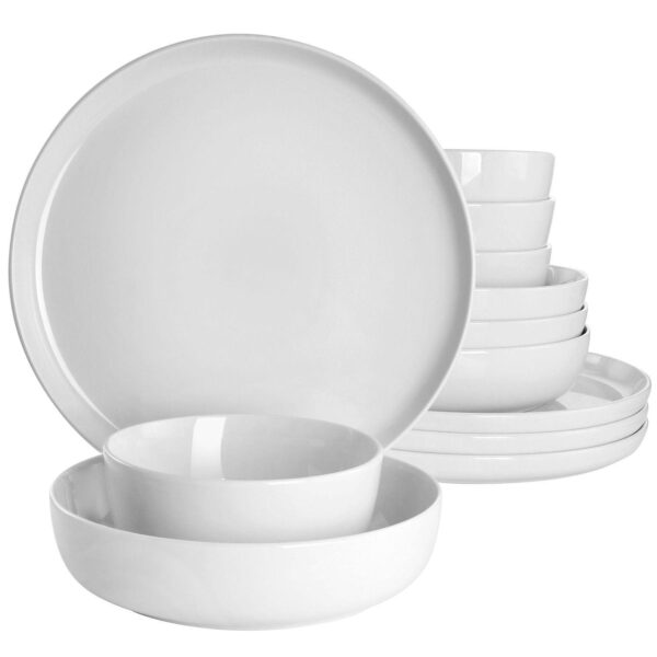 Gibson Home Avisala 12 Piece Fine Ceramic Dinnerware Set