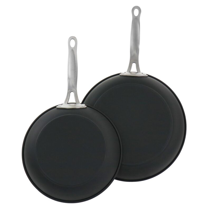 Gibson Home Chestnut 2 Piece Nonstick Carbon Steel Frying Pan Set - Image 4