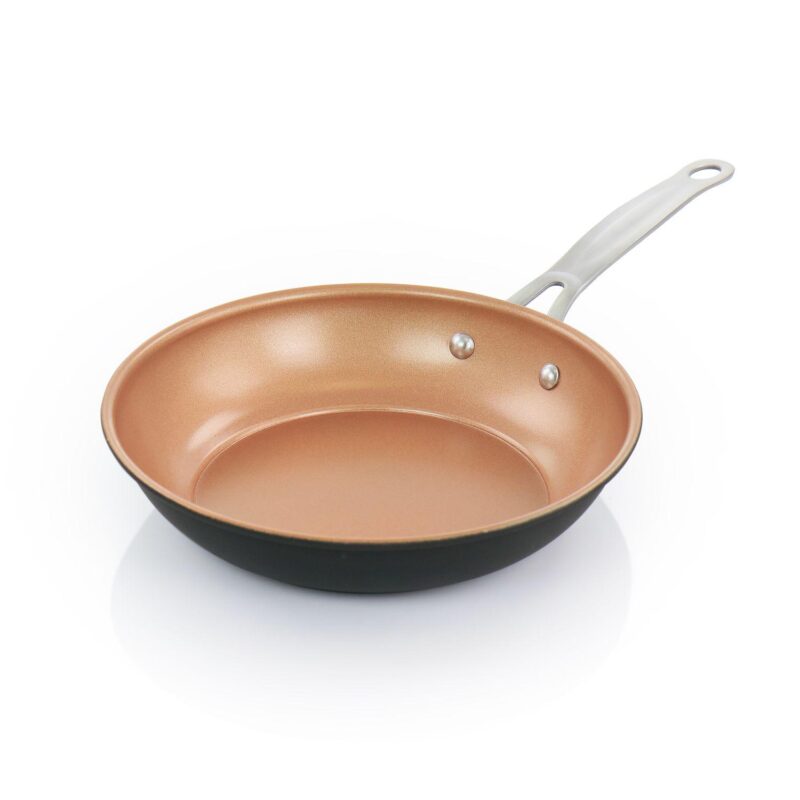 Gibson Home Chestnut 2 Piece Nonstick Carbon Steel Frying Pan Set - Image 3