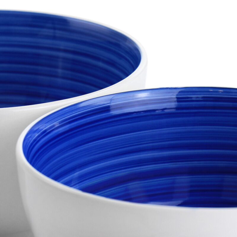 Gibson Home Crenshaw 7 Inch 2 Piece Stoneware Bistro Bowl Set - Image 3