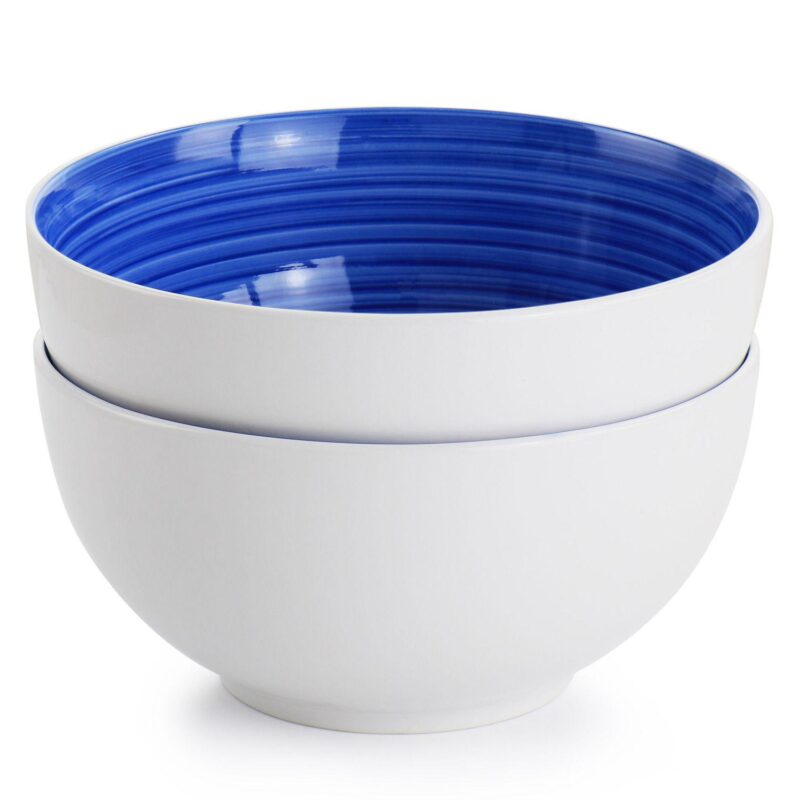 Gibson Home Crenshaw 7 Inch 2 Piece Stoneware Bistro Bowl Set - Image 2