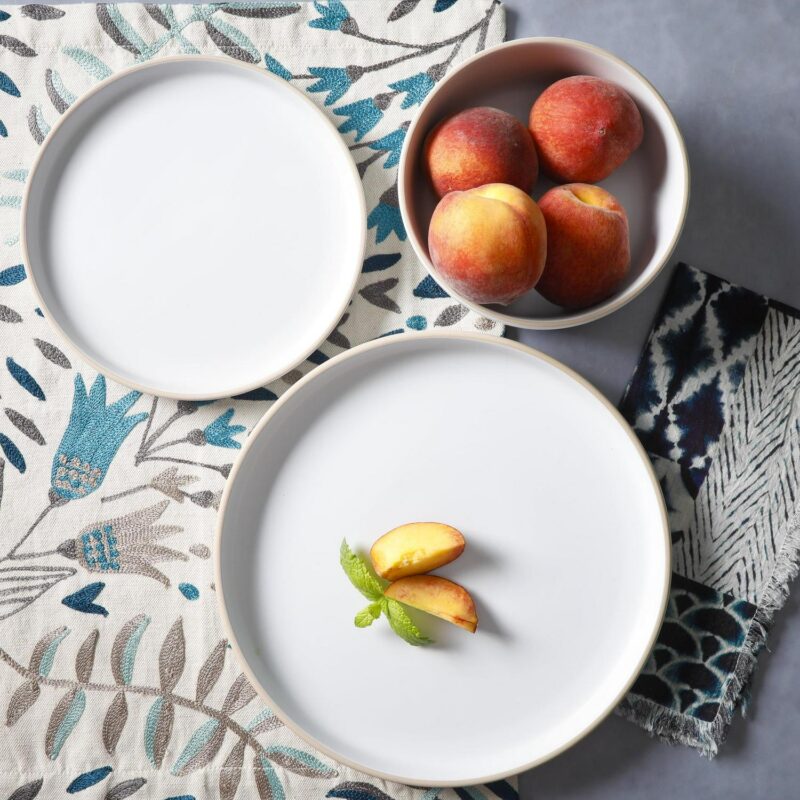 Gibson Home Everyday Essential White Dinnerware Set, 12-Piece Set - Image 3