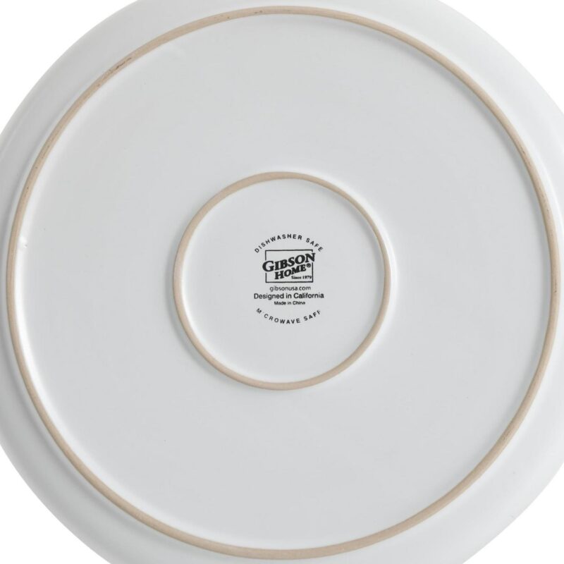 Gibson Home Everyday Essential White Dinnerware Set, 12-Piece Set - Image 2
