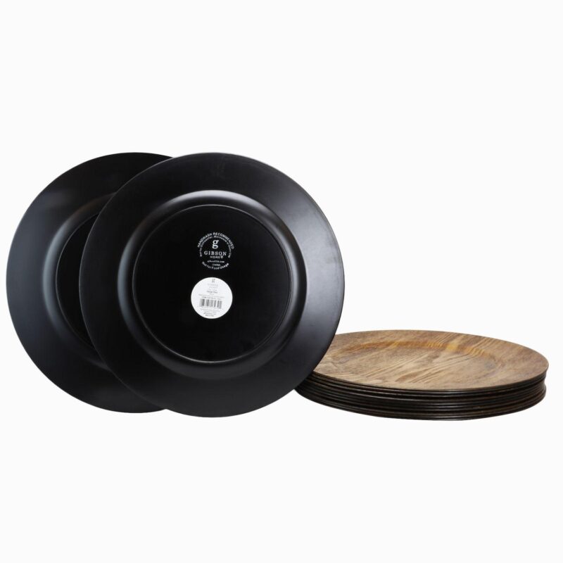 Gibson Home Feri 13  Wooden Skin Luxe Chargers - Image 5