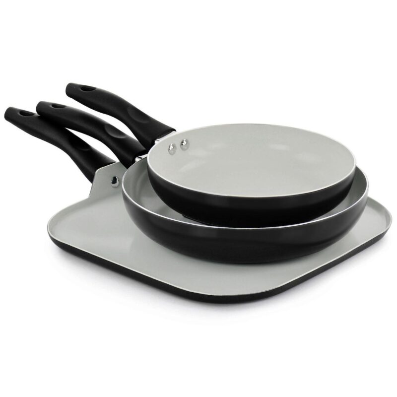 Gibson Home Gazebo Ceramic Nonstick Aluminum 11 Piece Cookware Set - Image 4