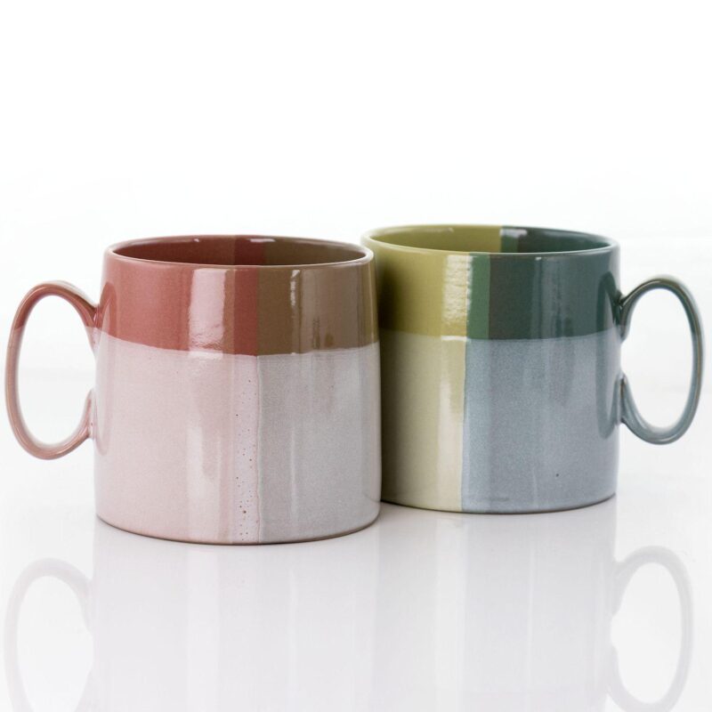 Gibson Home Glasgow 4 Piece 19.5 Ounce Fine Ceramic Cup Set - Image 2
