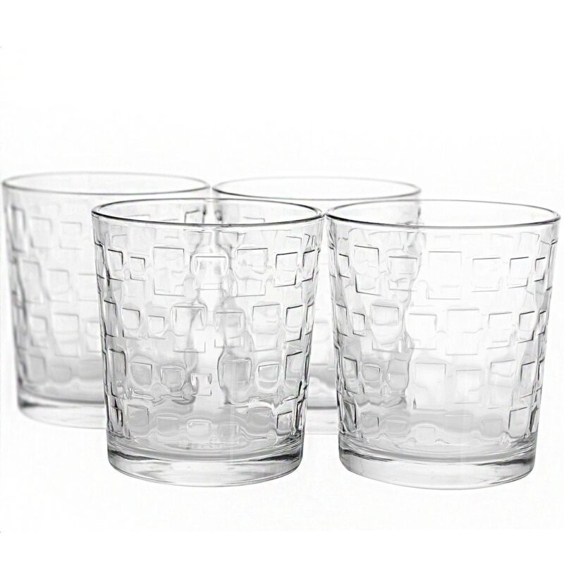 Gibson Home Great Foundations 4-Piece 13 Ounce Double Old Fashion Glass Set - Image 5