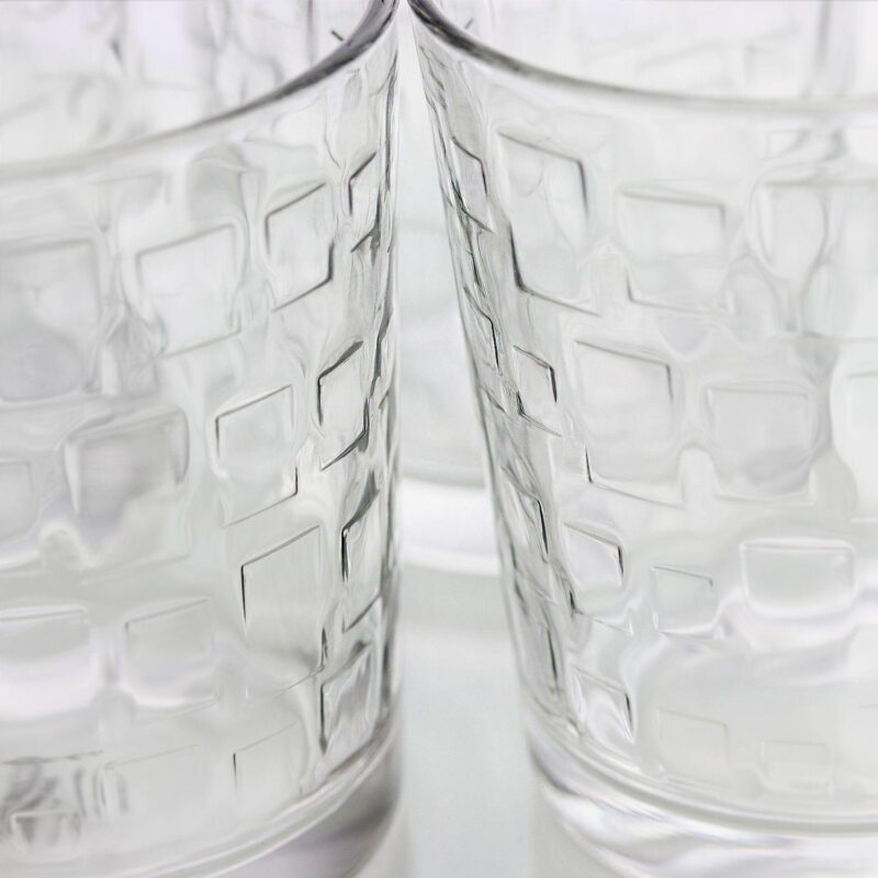 Gibson Home Great Foundations 4-Piece 13 Ounce Double Old Fashion Glass Set - Image 2