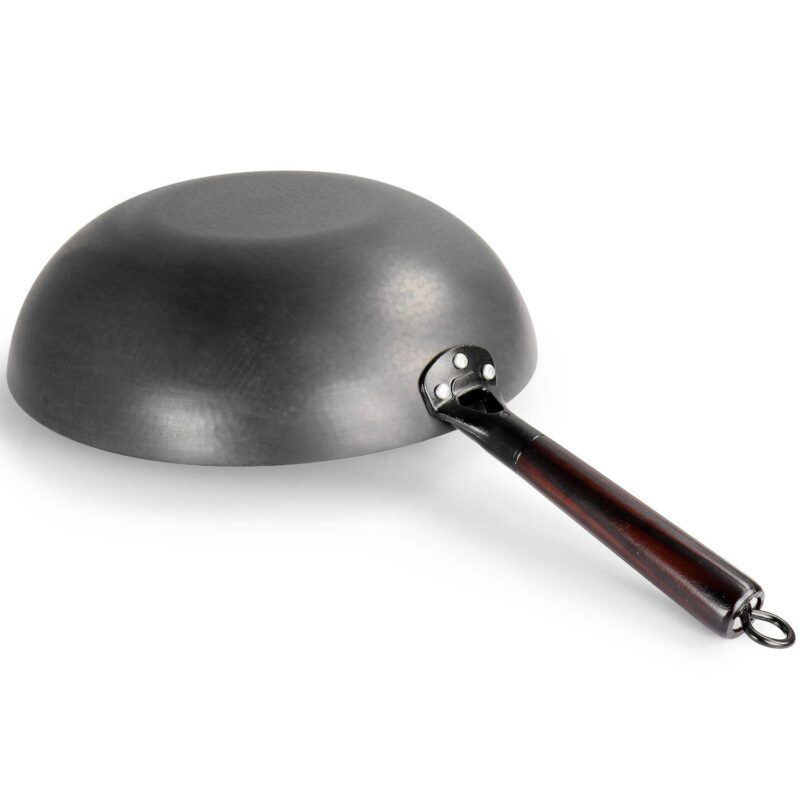 Gibson Home Hammered 13 Inch Heavy Gauge Carbon Steel Wok - Image 2