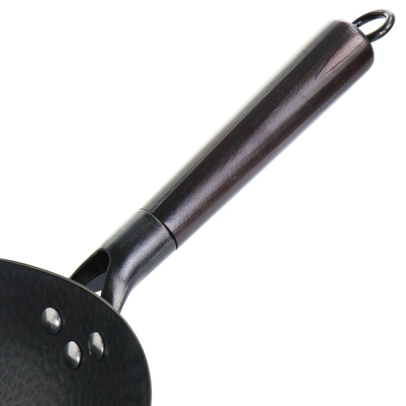 Gibson Home Hammered 13 Inch Heavy Gauge Carbon Steel Wok - Image 5