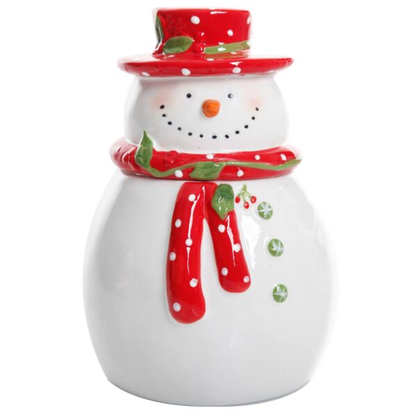 Gibson Home Jolly Plenitude 7.5  Snowman Cookie Jar