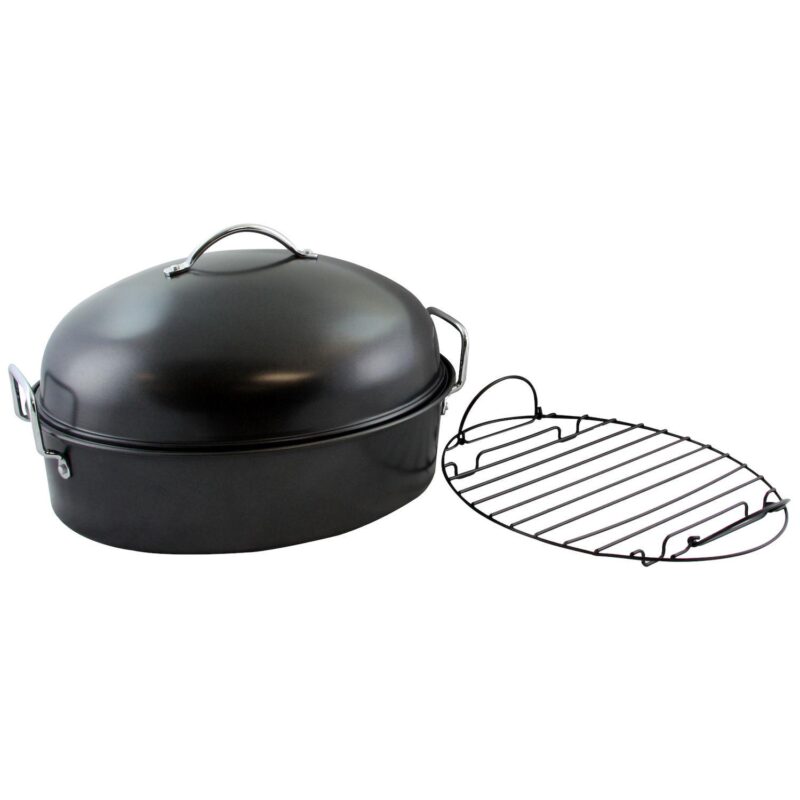 Gibson Home Kenmar High Dome Oval Roaster Set - Image 4